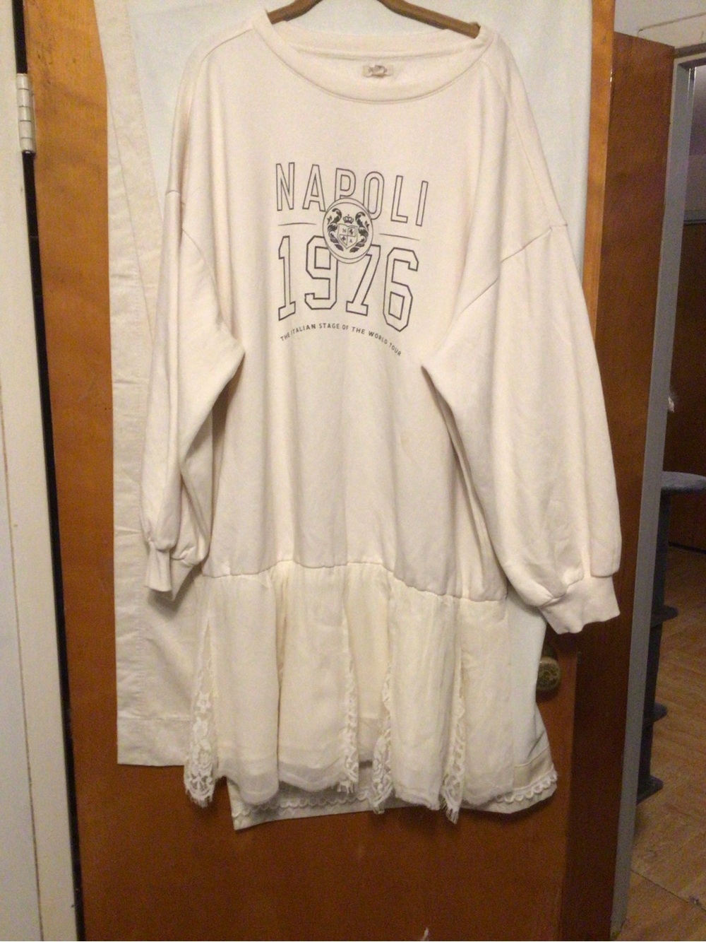 Pilcro drop waist knitted cotton blend body fairy, casual mini dress SZ 2X